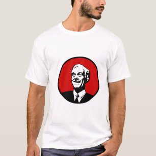 Ron Paul-Kreis-Rot T-Shirt