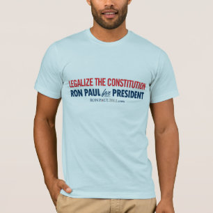Ron Paul legalisieren das Konstitutions-Shirt T-Shirt