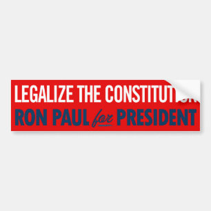 Ron Paul legalisieren den Autoaufkleber