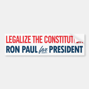 Ron Paul legalisieren den Autoaufkleber