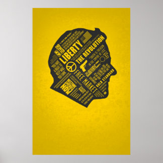 Ron Paul Libertarian Abstrakt Thread Poster No MJ