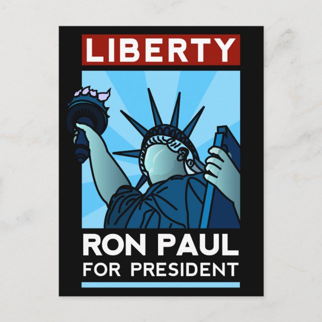Ron Paul Liberty Postkarte (Vorderseite)