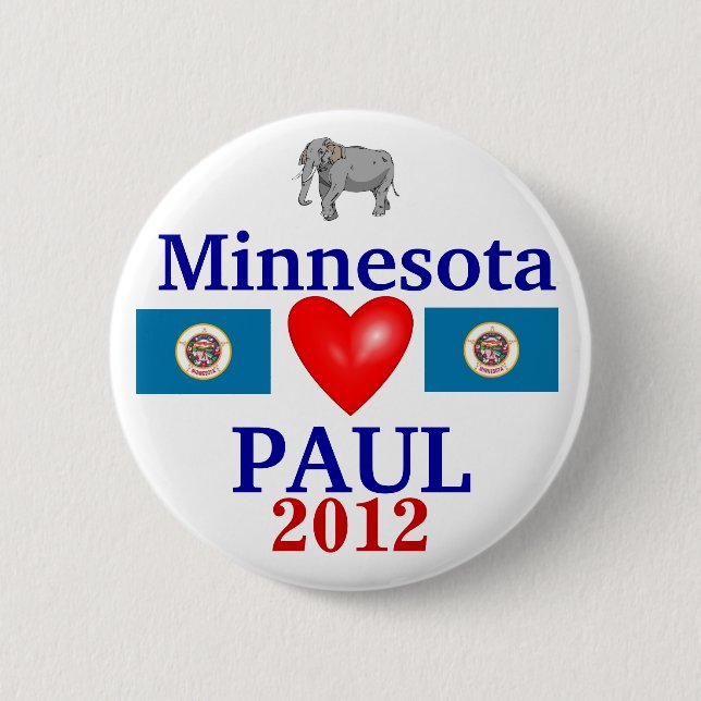 Ron Paul Minnesota 2012 Button (Vorderseite)