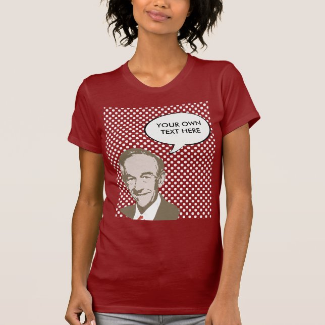 Ron Paul Pop-Kunst T-Shirt (Vorderseite)