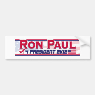 Ron Paul-Präsident 2012 Autoaufkleber