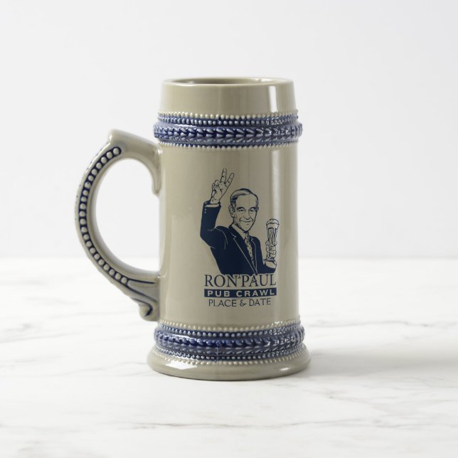 Ron Paul Pub-Schleichen-Tasse Bierglas (Links)
