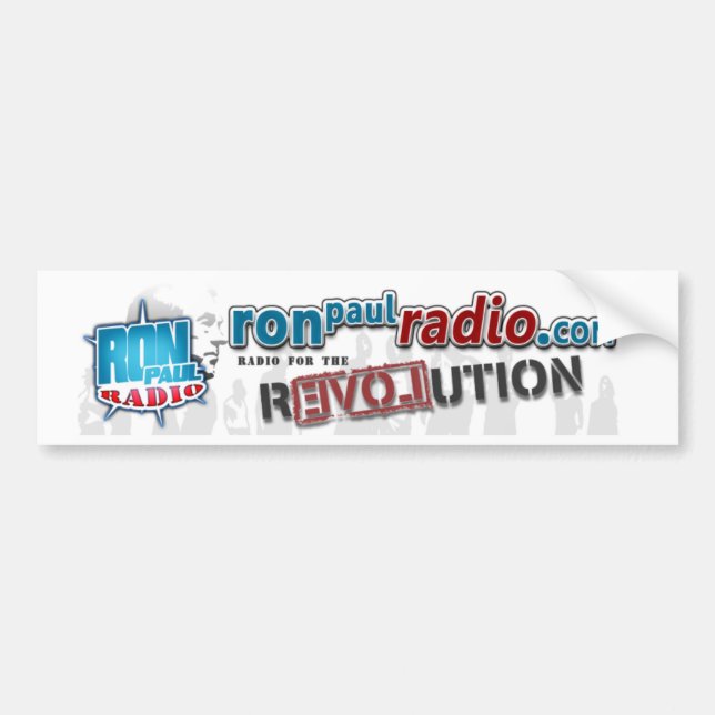 Ron Paul RadioAutoaufkleber Autoaufkleber (Vorne)