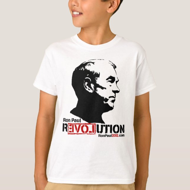 Ron Paul Revolution 2012 T - Shirt (Vorderseite)