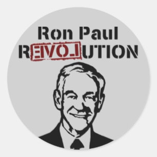 Ron Paul Revolution Aufkleber
