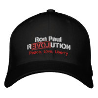 Ron Paul Revolution bestickter Hut