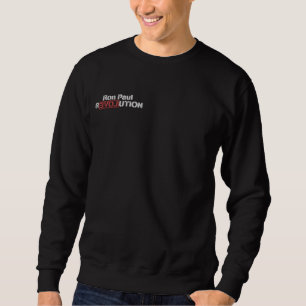 Ron Paul Revolution besticktes Sweatshirt