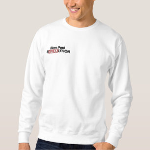 Ron Paul Revolution besticktes Sweatshirt