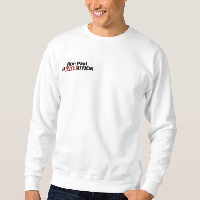 Ron Paul Revolution besticktes Sweatshirt (Vorderseite)