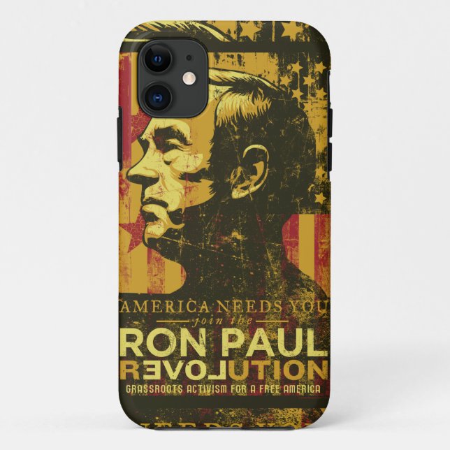 Ron Paul Revolution Case-Mate-Fall Case-Mate iPhone Hülle (Rückseite)
