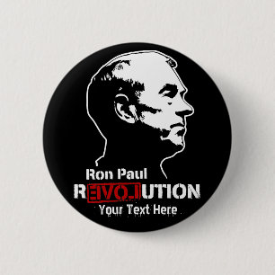 Ron Paul-Revolution Custopmizable Knöpfe Button