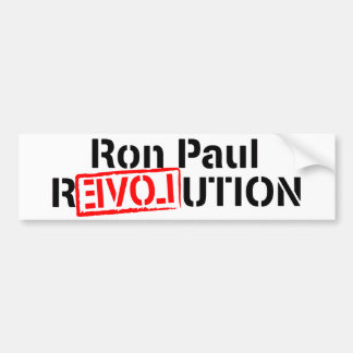 Ron Paul-Revolution fährt fort Autoaufkleber