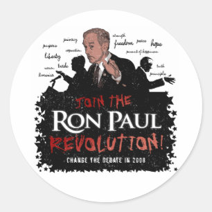 Ron Paul Revolution Große Sticker