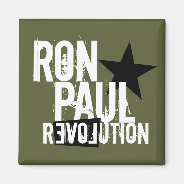 Ron Paul Revolution Magnet (Vorne)