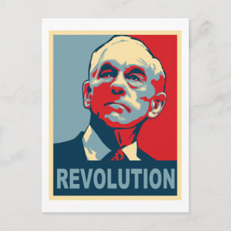 Ron Paul-Revolution Postkarte