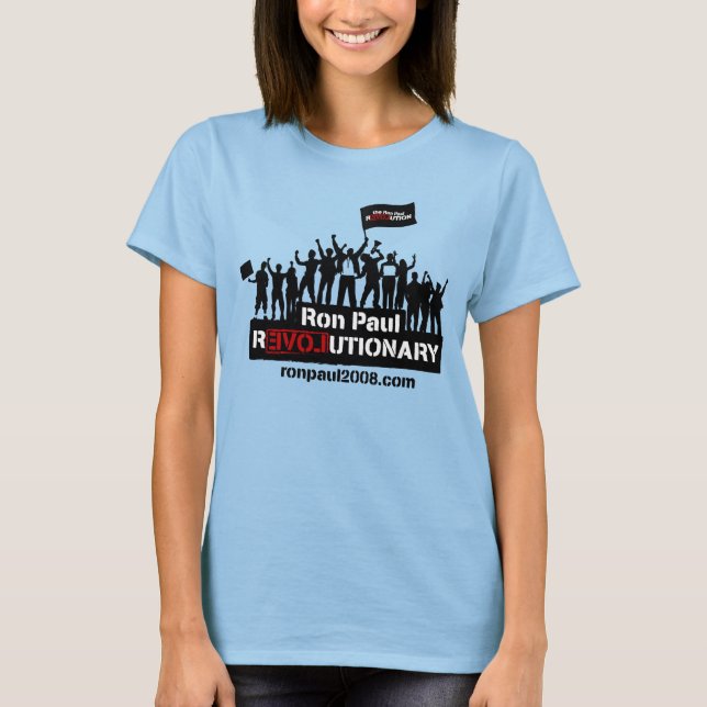 Ron Paul Revolutionary Ringer T T-Shirt (Vorderseite)