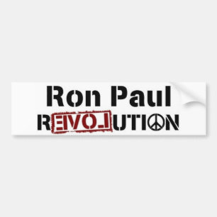 Ron Paul Revolutions-Autoaufkleber ..... Autoaufkleber