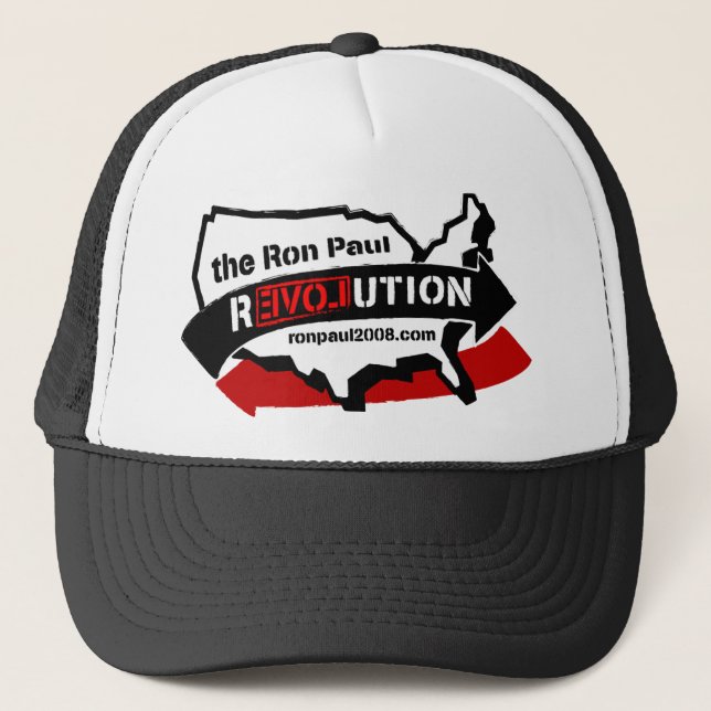 Ron Paul-Revolutions-Hut Truckerkappe (Vorderseite)
