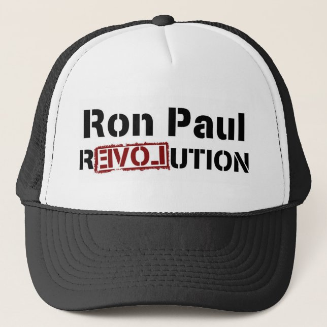 Ron Paul-Revolutions-Hut Truckerkappe (Vorderseite)