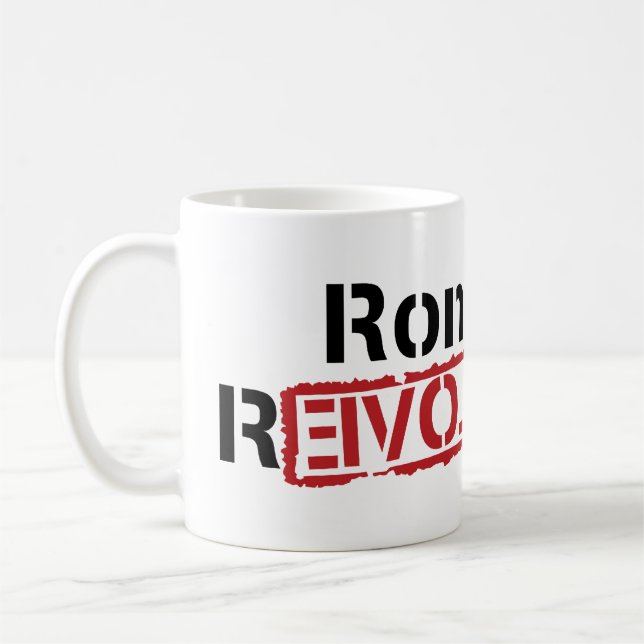 Ron Paul Revolutions-Tasse Kaffeetasse (Links)