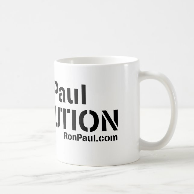 Ron Paul Revolutions-Tasse Kaffeetasse (Rechts)