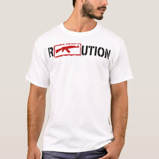 Ron Paul-Revolutionslogo mit einem AK47 in ihm T-Shirt