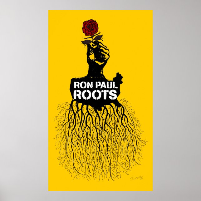 Ron Paul Roots Print Poster (Vorne)
