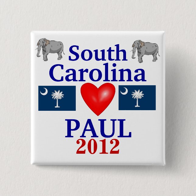 Ron Paul South Carolina 2012 Button (Vorderseite)