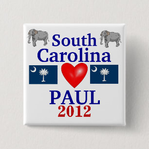 Ron Paul South Carolina 2012 Button