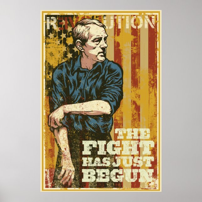 Ron Paul The Fight hat gerade mit Poster angefange (Vorne)