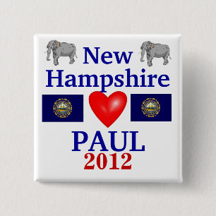 Ron PaulNew Hampshire 2012 Button