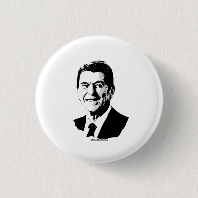 Ron Reagan Button (Vorderseite)