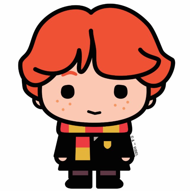 Ron Weasley Cartoon Art Fotoskulptur Schlüsselanhänger (Vorne)