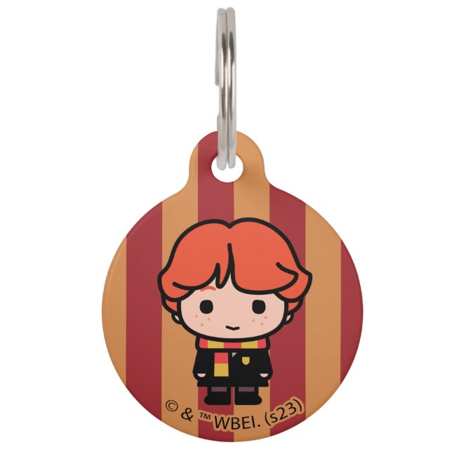 Ron Weasley Cartoon Art Haustiermarke (Vorderseite)