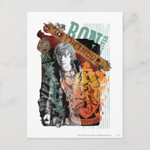 Ron Weasley Collage 1 Postkarte
