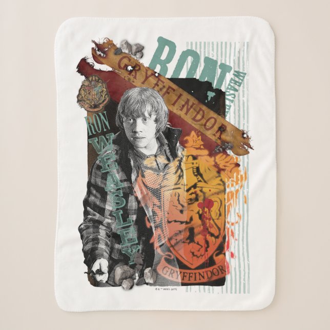 Ron Weasley Collage 1 Sherpadecke (Vorderseite)