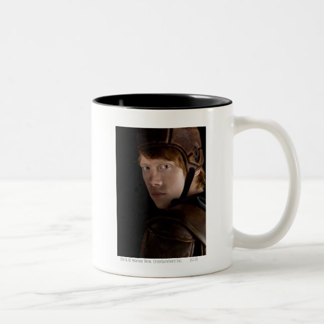 Ron Weasley oben übersetzt Zweifarbige Tasse (Rechts)