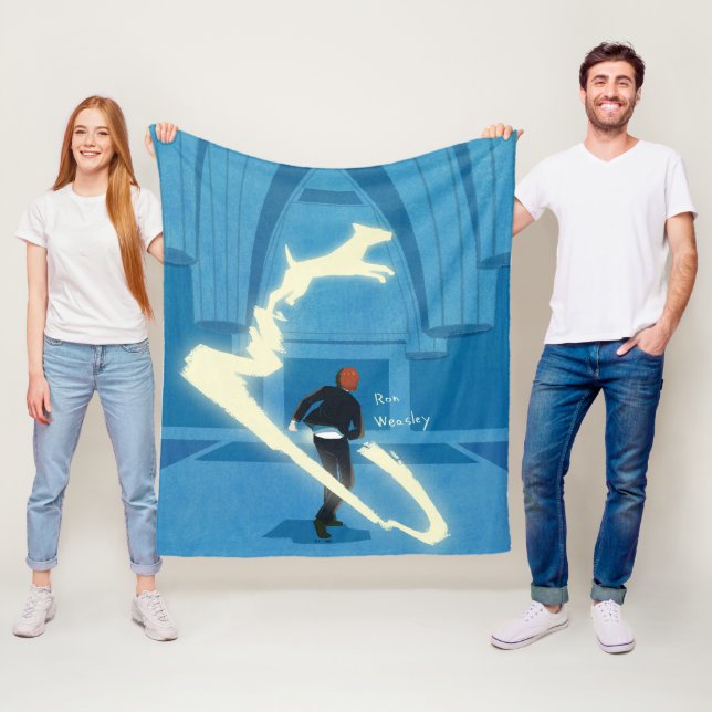 Ron Weasley Patronus Gemälde Fleecedecke (Beispiel)