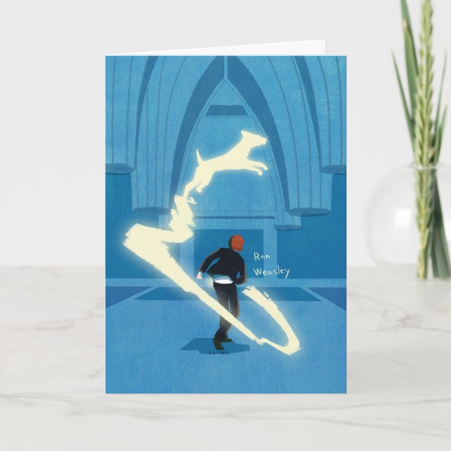 Ron Weasley Patronus Gemälde Karte (Vorderseite)