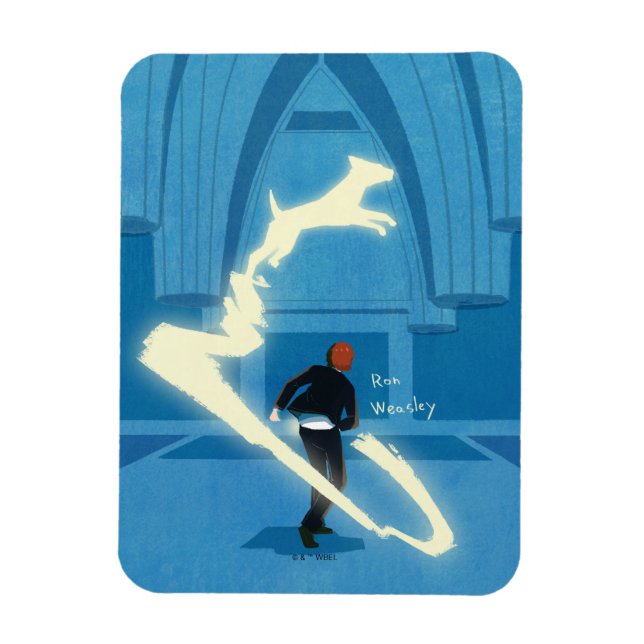 Ron Weasley Patronus Gemälde Magnet (Vertikal)
