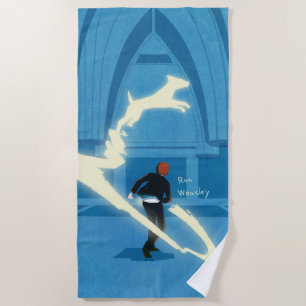 Ron Weasley Patronus Gemälde Strandtuch