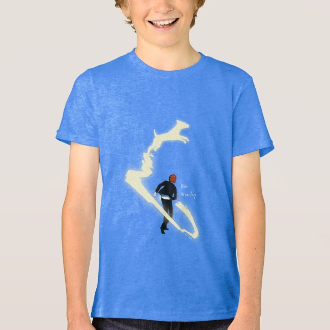 Ron Weasley Patronus Gemälde Tri-Blend Shirt (Vorderseite)