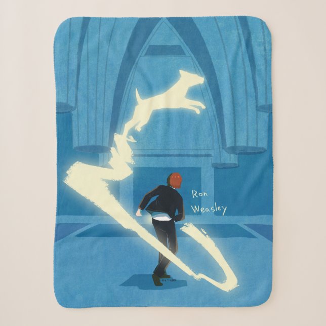 Ron Weasley Patronus Malerei Sherpadecke (Vorderseite)