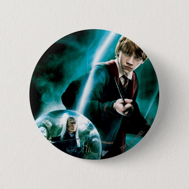 Ron Weasley und Lucius Malfoy Button (Vorderseite)