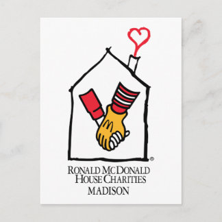 Ronald McDonald Hands Postkarte