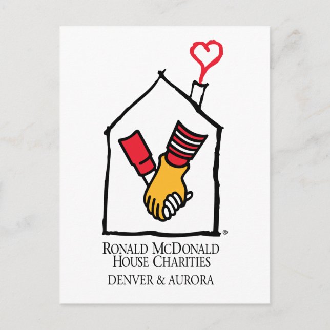 Ronald McDonald Hands Postkarte (Vorderseite)